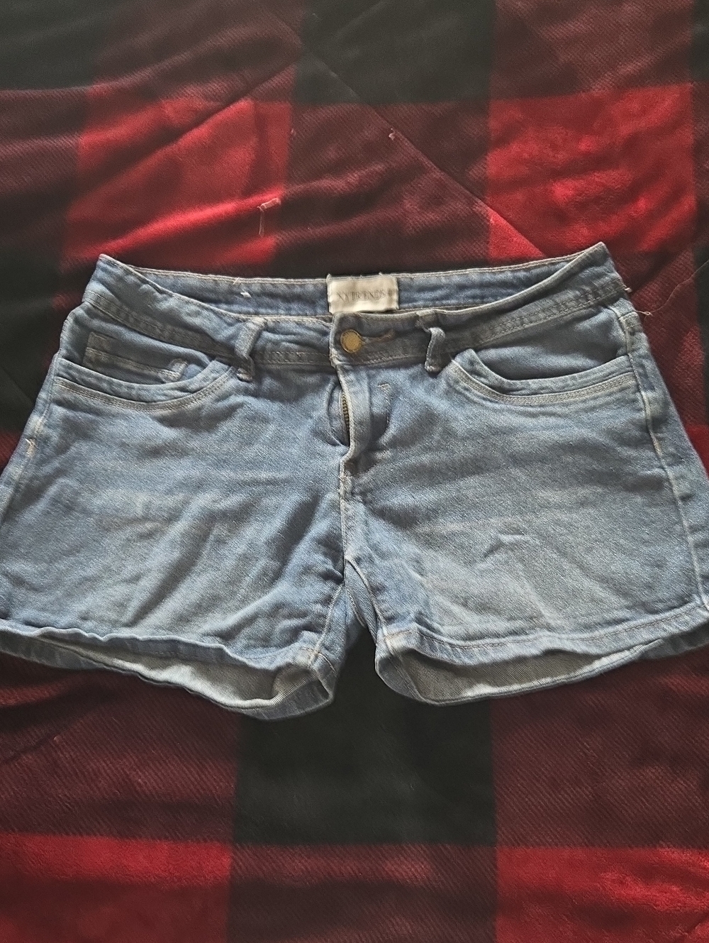 Women's Light Blue Denim Shorts